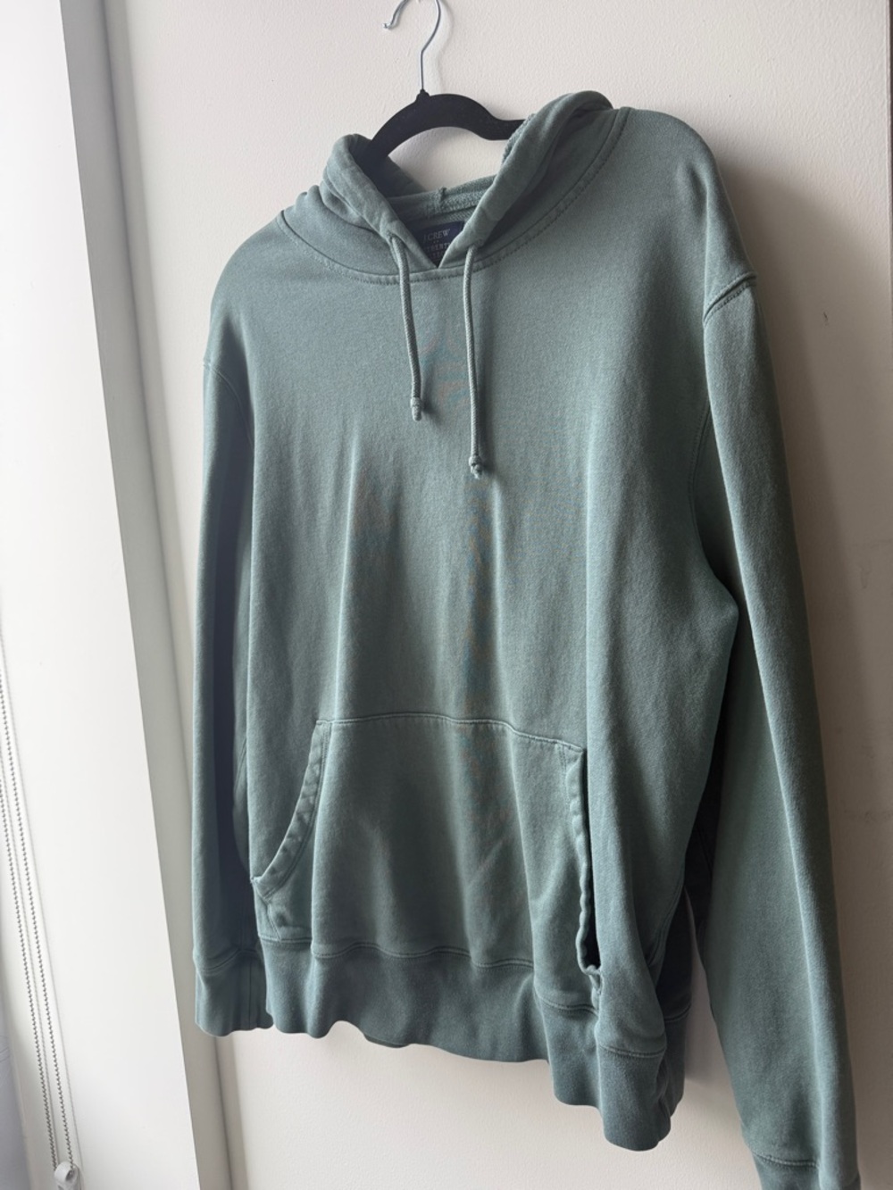 Men's J Crew Pullover Hoodie - Sage Green